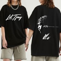 Rapper Lil Tjay Destined 2 Win Music Album Print T-shirt Men Fashion Hip Hop Oversized T Shirts Casual Cotton T Shirt Streetwear
