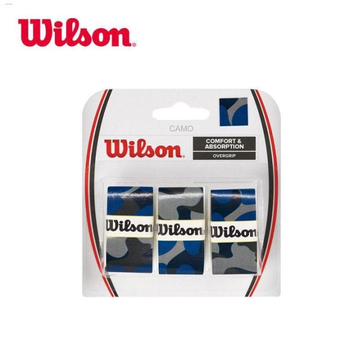 new-wilson-wilson-federer-endorsement-tennis-racket-sweat-belt-professional-tennis-hand-glue-camo-camouflage-series