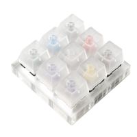 Cherry MX Switch Tester Switch Sampler Mechanical Keyboards Kailh Box 9-Key Switch Testing Tool, with acrylic base N2UA