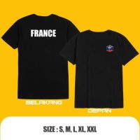 เสื้อยืด พิมพ์ลาย Frendly FRANCE สไตล์ฝรั่งเศสS-5XL