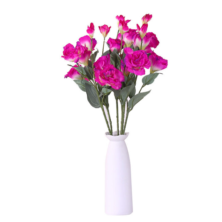 จำลองดอกไม้นานาชนิด4หัว-ดอกไม้ผ้าไหม-ของตกแต่งบ้าน-ศิลปะดอกไม้-การถ่ายภาพ-อุปกรณ์ประกอบฉาก-ดอกไม้ประดิษฐ์