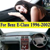 ZR สำหรับ Mercedes-Benz E-Class W210 E200 1996-2002แผงหน้าปัดฝาปิดแผงควบคุมอุปกรณ์ตกแต่งพรมกันฝุ่นแผ่นรองวงจรหน้าปัด