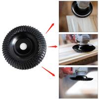 【New】Grinder Wheel Disc Powerful Wood Shaping Wheel Efficient Wood Grinding Shaping Disk Steel Polishing Disc Woodworking Sanding Bar Disk For Outdoor Grinding Wheel For Angle Grinder Black Arc 16MM Aperture Universal Woodworking Accessories