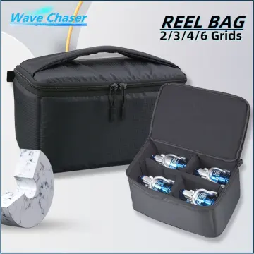 Waterproof Fishing Tackle Storage Case, Fish Reel Bag, Spinning Reel Case,  Protective Hard Shell, Shockproof Cover