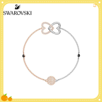 สร้อยข้อมือสวารอฟสกี้ SWAROVSKI Swarovski Bracelet SWA REMIX COLLECTION Heart-to-Heart Bracelet the gift for girlfriend Womens fine jewelry