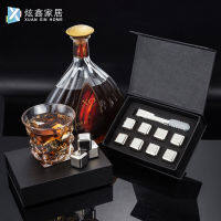 Stainless Steel Ice Cubes Reusable Whiskey Iced Cubes Keep Drinks Cold For A Long Time Special Square Ice Cube Sets For Bars