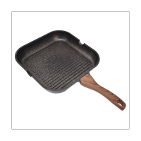 Grill Pan for Stove Tops, Nonstick Induction Pan Aluminum Induction Steak Bacon Pan Frying Pan for Gas, Ceramic