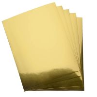 Metallic Gold /Silver Paper Card stock Stationary Sheets 20Pack Golden Foil Board for Flowers Scrapbook Crafts Wedding Invitatio