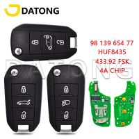 Datong Ki Jarak Jauh Mobil Dunia Untuk Peugeot 208 2008 308 508ซีตรอง C3 C4 C5ชิป4A AES 433.92FSK Pengganti Kontrol Pintar Flip