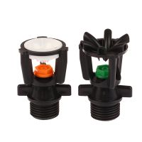 Garden Lawn Rotating Sprinkler External Thread Sprinkler Head 360 Degree Automatic Rotating Watering Irrigation Sprinkler Head