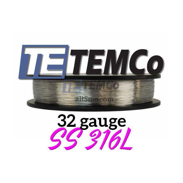 Temco SS316L 32 gauge Resistance Coil Wires Lazada