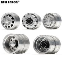 NEW ENRON Aluminium Alloy Bearing Front / HEX Rear Beadlock Wheels Rim Hub 2/4Pcs For RC CAR Tamiya 1:14 Tractor Trailer Truck