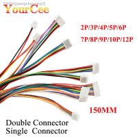 ◙❆ 10Pcs Micro JST GH 1.25 2P 3P 4P 5P 6P PIN Male Female Connector With Wire 15cm Cable 150mm GH1.25 Single Double Connector 28AWG