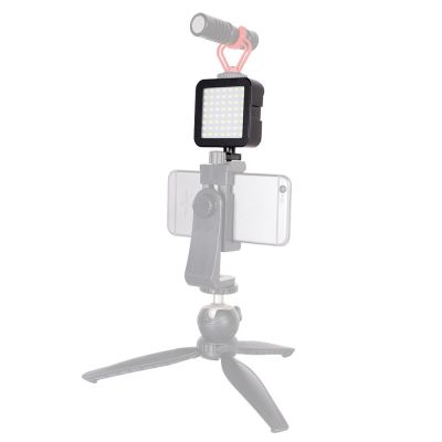 【support】 กล้องสมาร์ทโฟน LED ขนาดเล็ก,กล้อง Type-C ชาร์จได้ Vlog ใส่49โคมไฟลูกปัดอุปกรณ์ถ่ายภาพสด