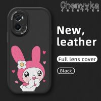 เคส Chenyyka สำหรับ OPPO A96เคส A36 A76ลายการ์ตูนน่ารักเมโลดี้ดีไซน์ใหม่นุ่มหนังบางซิลิกาเคสโทรศัพท์เจลฝาปิดเลนส์กล้องเคสกันกระแทกกันกระแทก