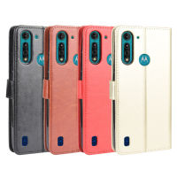 กระเป๋าเงินสำหรับ Moto G8 Power Lite เคสขาตั้ง360องศาป้องกันพับได้ปกหนังอัจฉริยะกันกระแทกกันการสูญหาย Capa สำหรับ Moto G8 Power Lite