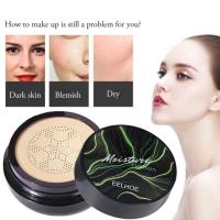 หัวเห็ด Air Cushion CC ครีม Natural Moisturizing Oil-Control เครื่องสำอาง Whitening Foundation แต่งหน้า BB ครีมคอนซีลเลอร์ ~