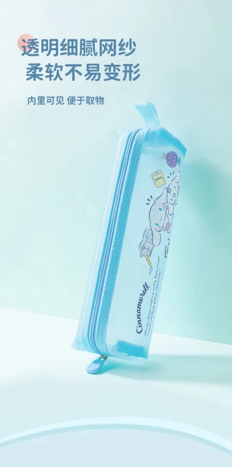 New Sanrioed Anime Melody Kuromi Cinnamoroll Pencil Case Kawaii