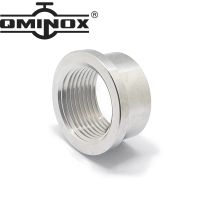 1/4 1/2 1 NPT Female Stainless Steel 304 Threaded Stepped Weld Bung Mounting Fitting for O2 Oxygen sensor headers exchangers