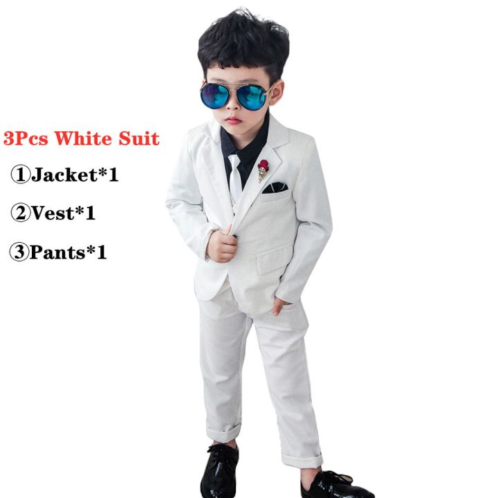 ชุดสูทเด็กชาย-ชุดสูทแขนยาวงานแต่งงาน-สําหรับเด็กชาย-สูทเด็กผู้ชาย-ชุดออกงานเด็กชาย-2-9-ปี-ชุดปาร์ตี้-สีดำ-ขาว-น้ำเงิน