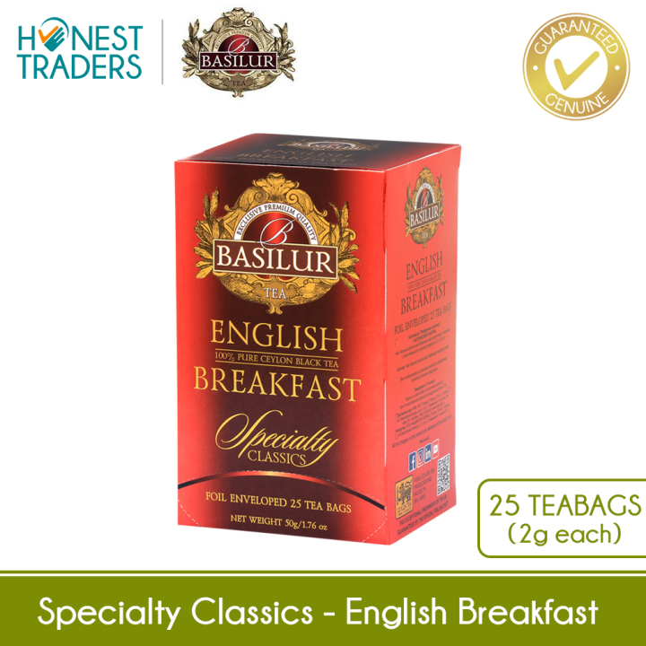 BASILUR TEA "Specialty Classics" English Breakfast (2g X 25En) - 70184 ...