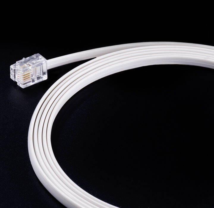 RJ11 Cable Telephone Line Wire Fourcore Finished Telephone Line Customized Telephone Line