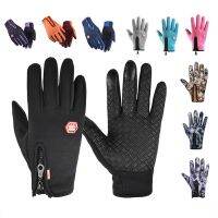 hotx【DT】 Cycling Gloves Men Motorcyclist Warm Gym Sport Skiing Non-Slip