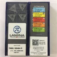 TNMG160404R-NN LT10 เม็ดมีด LAMINA คาร์ไบด์แท้ 100% พร้อมคุณภาพดีที่สุด 10 ชิ้น / ล็อตจัดส่งฟรี