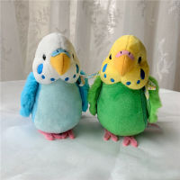 CW14ซม. Budgie Plush ของเล่น Soft Real Life Budgerigar ตุ๊กตาสัตว์ของเล่นสมจริงนกตุ๊กตาของเล่นของขวัญเด็ก Children