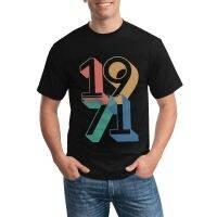 Popular Top Quality MenS T-Shirt Retro 1971 50 Years Old Birthday Gift Gildan 100% Cotton