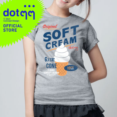 dotdotdot เสื้อยืด T-Shirt concept design ลาย Soft Cream