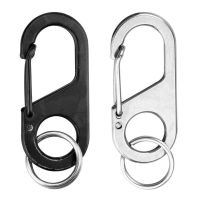 [HOT 2023] Carabiner 8พวงกุญแจห่วงเกี่ยวแหวนกลางแจ้งปีนห่วงแขวนตะขอคล้องคลิปเครื่องมือกลางแจ้ง