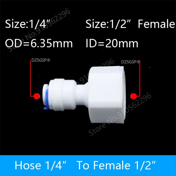 ro-water-straight-pipe-fitting-1-4-quot-3-8-quot-od-hose-1-8-quot-1-4-quot-3-8-quot-1-2-quot-3-4-quot-bsp-male-female-thread-plastic-quick-connector-system