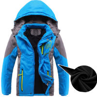 2021 New Winter Children Jacket for Boy Kids Warm Teenage Coat Kids Fleece Windbreakers Water Proof Korean Clothes