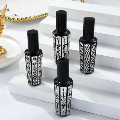 15ml Spray Container Refillable Spray Bottles Portable Glass Perfume Bottle Gold Sample Containers Travel Atomizer Empty Perfume Sprayer Elegant Alcohol Mist Sprayer Ultra Mist Bottle 15ml Spray Container Travel-sized Glass Bottle Refillable Mist Sprayer