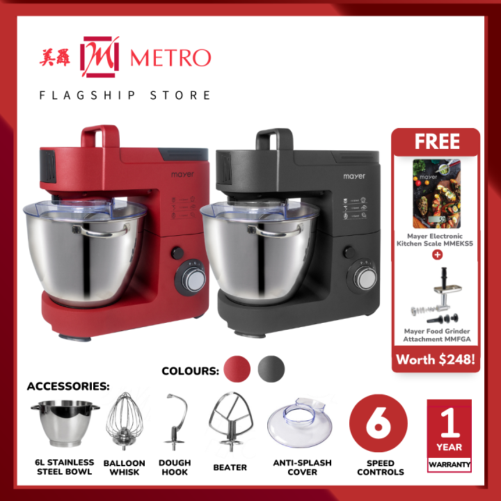 Mayer 6L Stand Mixer MMSM100 Free Mayer Electronic Kitchen Scale