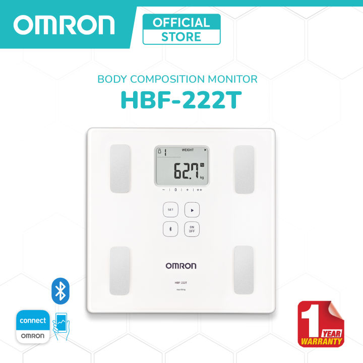 Omron HBF 222T Complete Digital Body Composition Monitor With Bluetooth