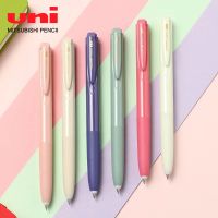 【LZ】♀❂✘  1pc Japonês Uni Gel Pen UMN-155NC Tendência Color Limit Low Damping 0.5mm Caneta Preta Tinta Quick Dry Material de Escritório Papelaria Escolar