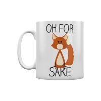 Oh For Sake Fox Mug 11ออนซ์เซรามิกแก้วกาแฟเพื่อนๆของขวัญวันเกิดคริสต์มาส