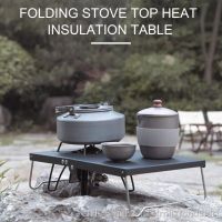 hyfvbu✾☬  Camping Table Stove Sturdy Windproof Insulation Gas for Outdoor BBQ Enthusiast