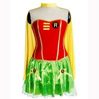 Halloween Strapless Green Mini Dress Cosplay Women Superhero Costumes Sexy Costume Hot Sale Sexy Special Use Material Origin