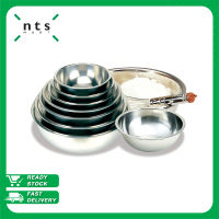 NTS Mixing Bowl ถ้วยผสมสแตนเลส ชามผสม ชามผสมแป้ง ชามกลมสแตนเลส รุ่น SN495