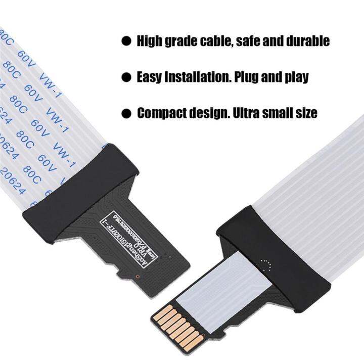 new-micro-sd-memory-card-slot-to-tf-card-extender-cable-with-case-extension-linker-48cm