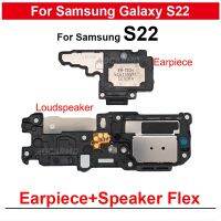 สำหรับ Galaxy ด้านล่าง S22ลำโพง Buzzer + ชิ้นส่วนชิ้นงอสำหรับเปลี่ยนหูฟังลำโพง