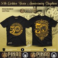 2023 newakp 50TH ครบรอบเสื้อ frat เสื้อ50 anniversari Alpha Rho สีดำสีขาว Brotherhood เสื้อ