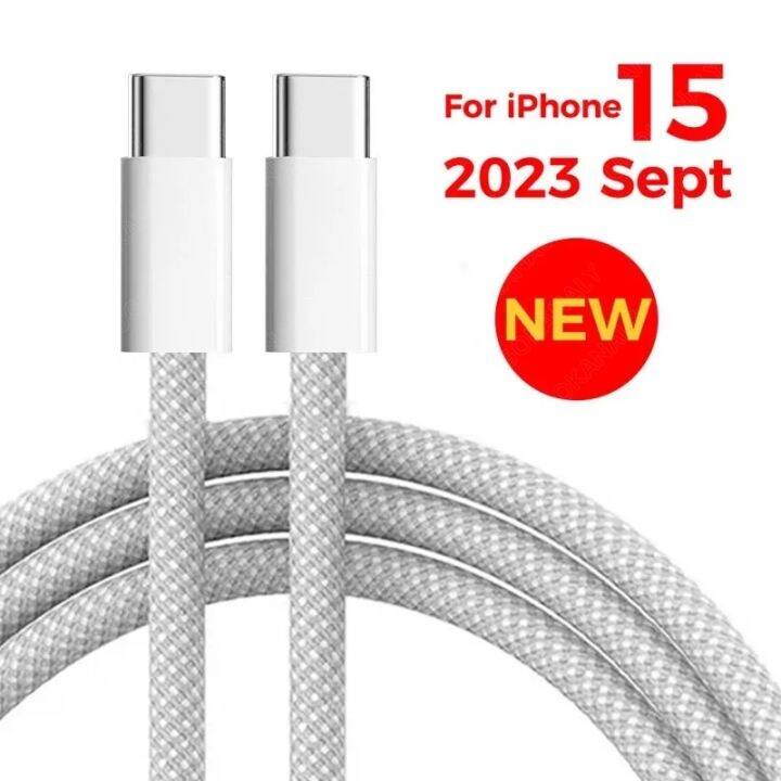 IPhone 15 Pro Max Dual Type C Charging Cable IPhone 15 Plus Fast