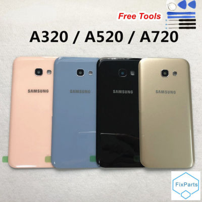 Back Glass Cover For SAMSUNG Galaxy A3/A5/A7 2017 A320 A520 A720 Back Glass Cover Rear Back Door Cover&nbsp;Case