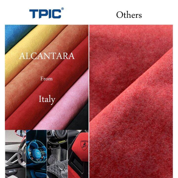 tpic-alcantara-สำหรับ-bmw-x1-f45-x2-f46-f48-f80-f83-f30-f32-f20ปุ่มกดพวงมาลัยรถสติกเกอร์แผ่นครอบอุปกรณ์ตกแต่งภายในรถ