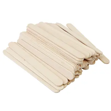 100 Pcs Wood Tongue Depressor Waxing Stick Tattoo Tools Tongue