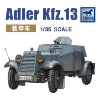 CB35032 Bronco 1/35เยอรมัน Adler Kfz.13รถหุ้มเกราะชุดอาคารชุดประกอบโมเดล